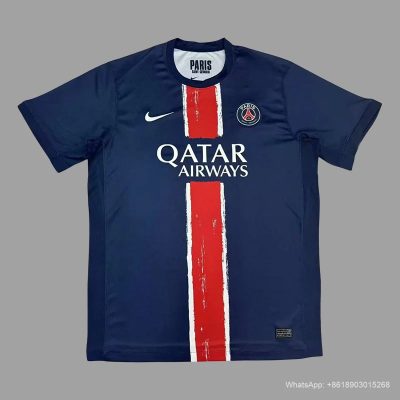 24/25 PSG home soccer jersey