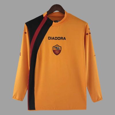 05/06 Roma Third Long Sleeve Retro Soccer Jersey