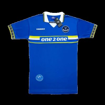 Retro 97-99 Everton home soccer jersey yupoo