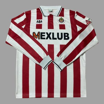 95/97 Chivas Home Long Sleeve Retro Soccer Jersey
