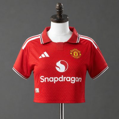 2026 Manchester United Home Crop Soccer Jersey