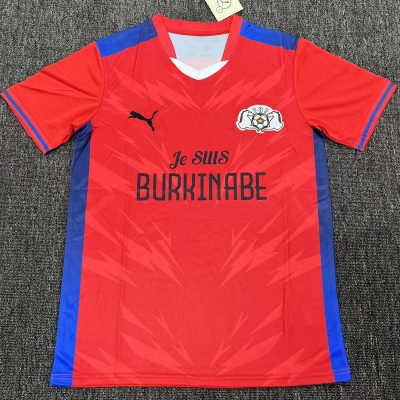 2025 Burkina Faso Red Soccer Jersey
