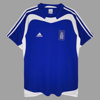 2004 Greece Home Retro Soccer Jersey