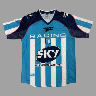 01/02 Racing Avellaneda Home Retro Soccer Jersey