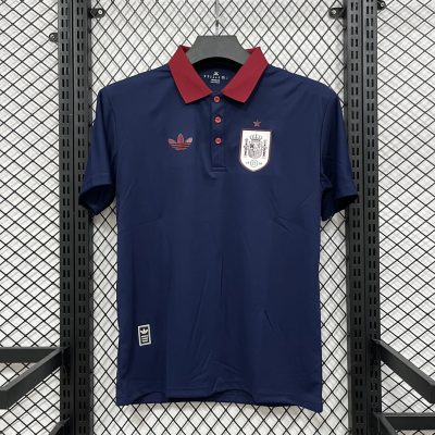 2026 Spain Navy Red Polo