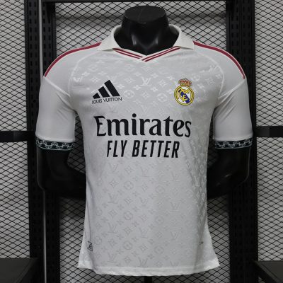 26/27 Real Madrid X LV Player Versaion White Soccer Jersey