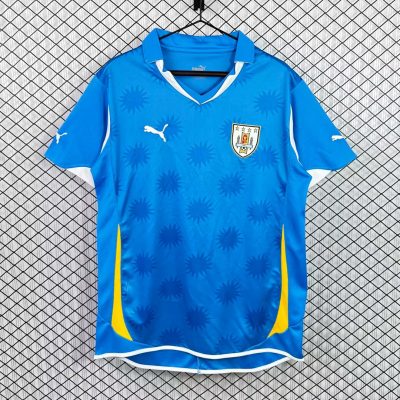 2010 Uruguay Home Retro Soccer Jersey