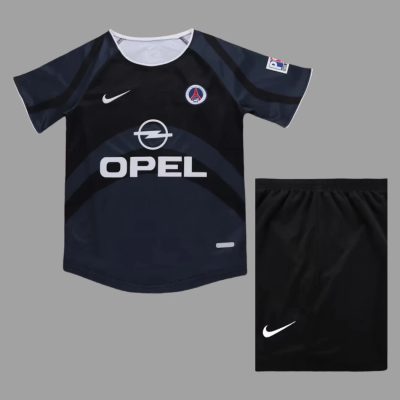 01/02 PSG Third Kids Retro Soccer Jersey Size 16-28