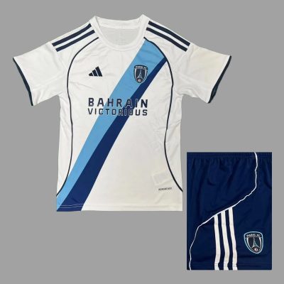 25/26 Paris FC Away Kids Soccer Jersey Size 16-28