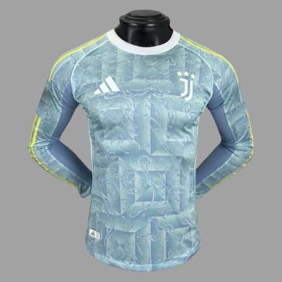 25/26 Juventus Away Long Sleeve Player Version Soccer Jersey