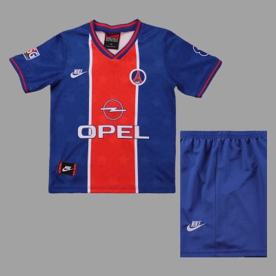 95/96 PSG Home Kids Retro Soccer Jersey Size 16-28
