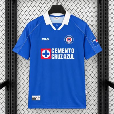 00/02 Cruz Azul Home Retro Soccer Jersey