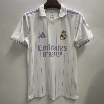 26/27 Real Madrid Originals White Purple Soccer Jersey
