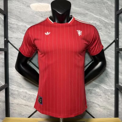 25/26 Manchester United Terrace Icons White Red Shirt 1