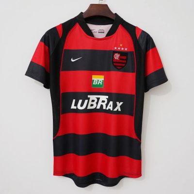 2002 2003 Flamengo Home Retro Soccer Jersey