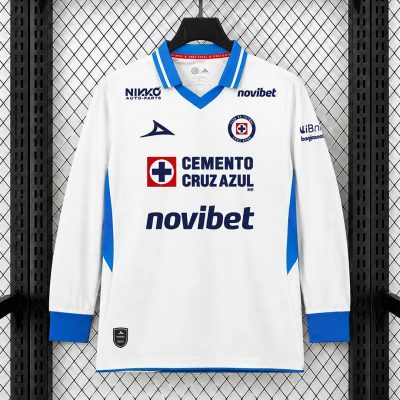 26/27 Cruz Azul Away Long Sleeve Soccer Jersey