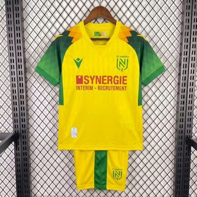 26/27 Nantes Home Kids Soccer Jersey