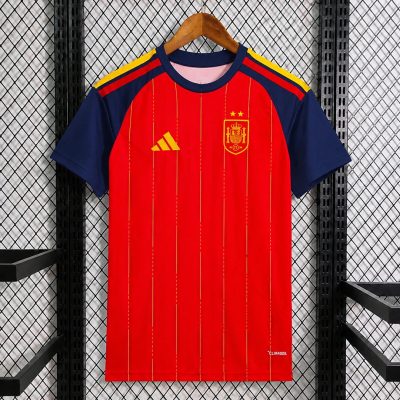2026 Spain Home 2 Stars Soccer Jersey