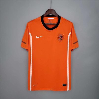 2010 Netherlands Home Retro Soccer Jersey