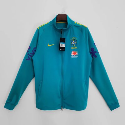 2022 Brazil Lake Blue Training Jacket