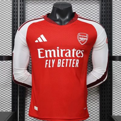 26/27 Arsenal Home Long Sleeve Player Version Soccer Jersey
