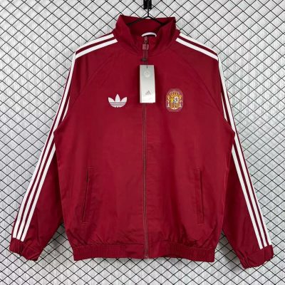 2026 Spain Wine Red Windbreaker