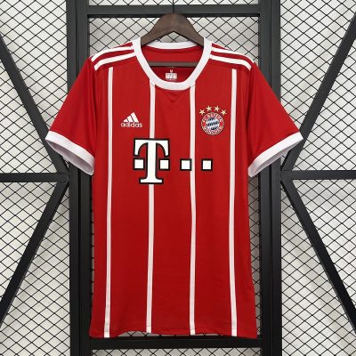 17/18 Bayern Home Retro Soccer Jersey