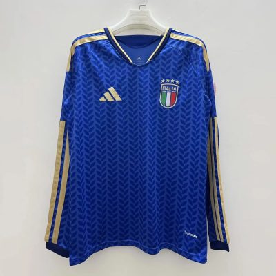 2026 Italy Home Long Sleeve Soccer Jersey