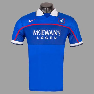 97/99 Rangers Home Retro Soccer Jersey