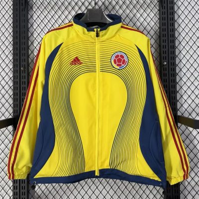 2026 Colombia Retro Yellow Blue Windbreaker