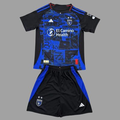 2025 San Jose Earthquakes Home Kids Soccer Jersey Size 16-28