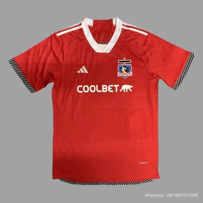 24/25 colo colo third red soccer jersey