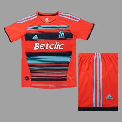 11/12 Marseille Third Kids Retro Soccer Jersey Size 16-28