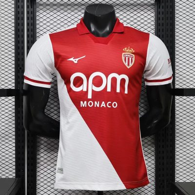 26/27 AS Monaco Home Player Version Soccer Jersey