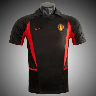 2002 Belgium Away Retro Soccer Jersey