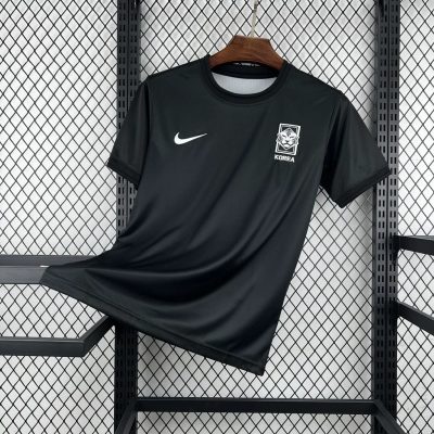 2026 South Korea Essential Black Soccer Jersey