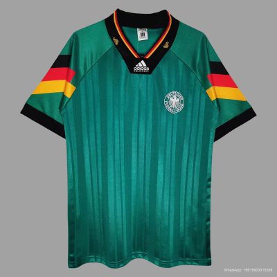 1992 Germany Away Retro Soccer Jersey