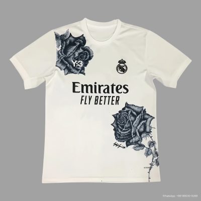 24/25 Real Madrid fourth white Y3 soccer jersey