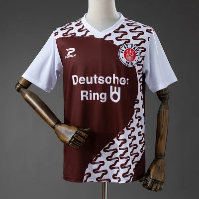 93/94 St. Pauli Home Long Sleeve Retro Soccer Jersey