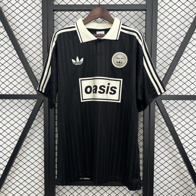 Adidas x Oasis Black Soccer Jersey