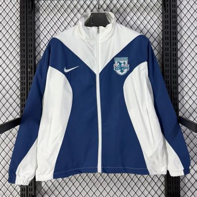 2026 England Retro Blue White Windbreaker
