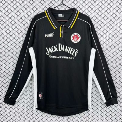 99/00 St. Pauli Away Long Sleeve Retro Soccer Jersey