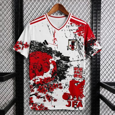 2026 Japan Sepcial Edition Plum Bossom White Red Black Soccer Jersey