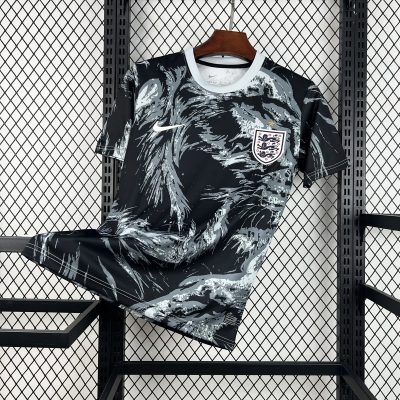 2026 England Special Edition Training Dark Steel Grey Soccer Jersey