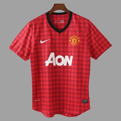 12/13 Manchester United Home Retro Soccer Jersey
