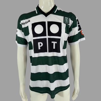 00/01 Sporting CP Lisbon Home Retro Soccer Jersey