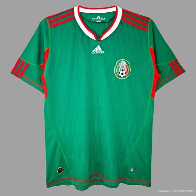 2010 Mexico home Retro soccer jersey