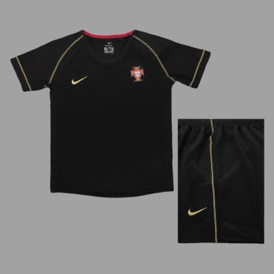 2006 Portugal Away Kids Retro Soccer Jersey Size 16-28