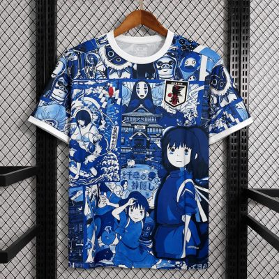 2026 Japan Sprited Away Anime Edition Blue White Soccer Jersey