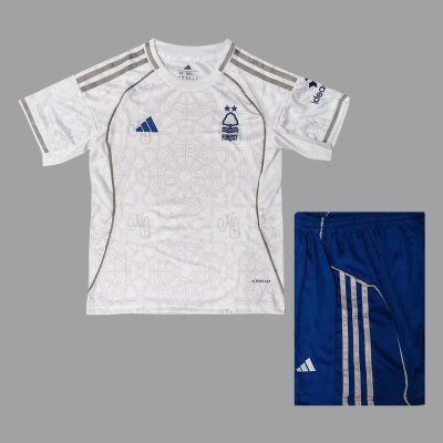 25/26 Nottingham Forest Away Kids Soccer Jersey Size 16-28